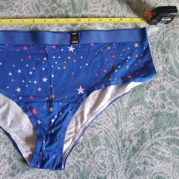 Torrid NWT Women's Plus Size 1X (14/16) Blue Starry Night Cheeky Panties - Picture 6 of 8